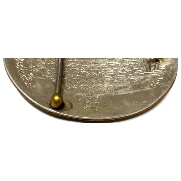 Vintage Tony Lama Bill Hardy Eddon Ranch German Silver Belt Buckle 1894 Murder - Picture 3 of 3